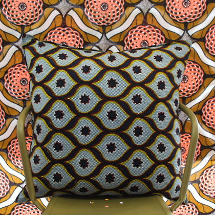African Wax Print Cushion - Daylight 1 (out of stock)