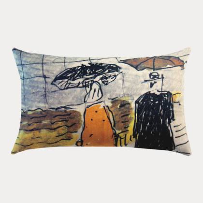Maison Levy Cushion 50 x 30cm Umbrellas (available to order)