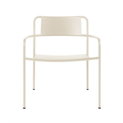 Tolix Patio range - Lounge Chair in Ivorie (available to order)