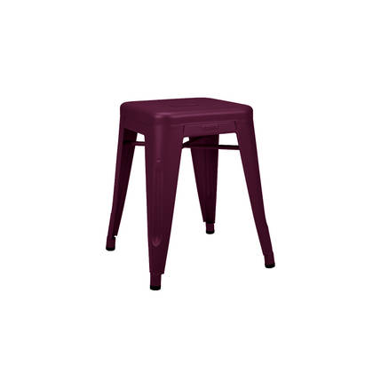 Tolix 45cm Stool - Aubergine (available to order)