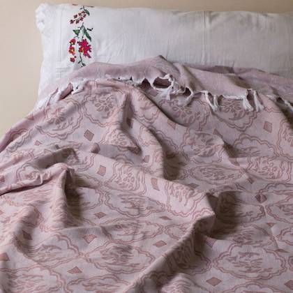 Turkish Cotton Bedcover - Chocolate (sold out)
