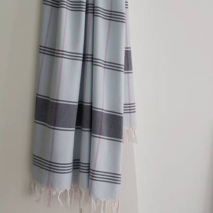 Turkish Organic Cotton Towel - Light Blue (sold out)