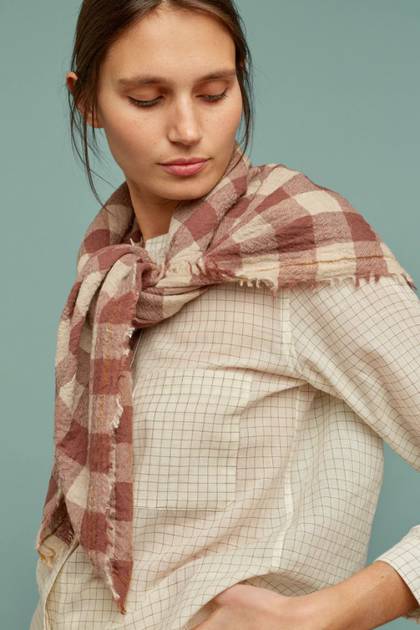 Moismont Wool Scarf - design n° 534 Soft Brick (sold out)