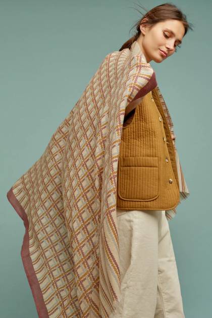 Moismont Wool Scarf - design n° 544 Caramel (1 left)