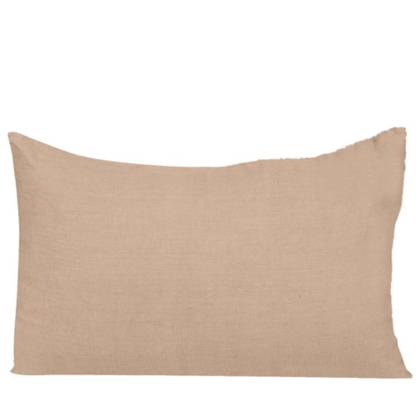 Plain Linen 40 x 60cm Cushion in Blush