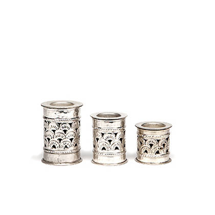 Candleholders 'Scarlet' design. 3 Sizes available from: