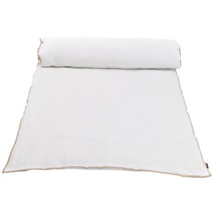 French Linen Sofa Mattress in White - washable (sold)