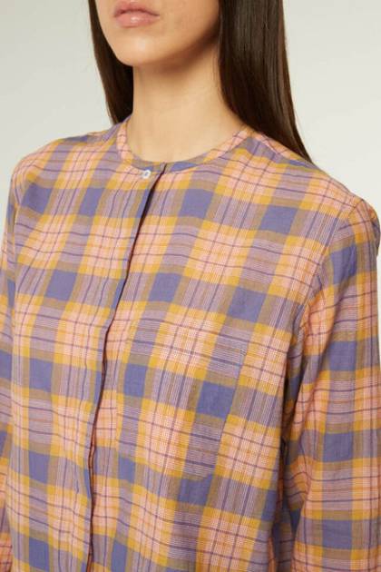 Moismont Shirt pure Cotton - design Lucie in Leparfait Pansy Blue (sold out)