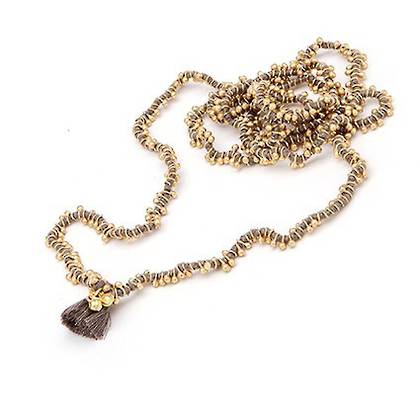 Necklace Shaanti - gold grey (sold out)