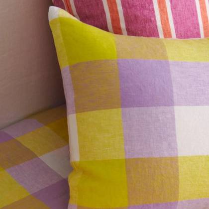 Lavender Fizz Linen Standard Pillowcase - set of 2