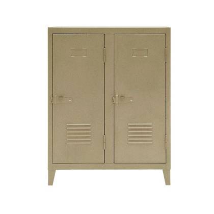 Tolix Low Locker in Sable (available to order)