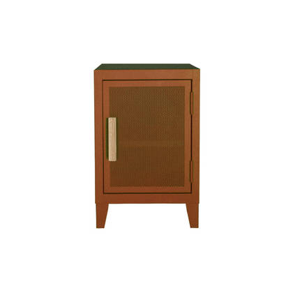 Tolix Bedside Cabinet 64cm in Rouille Fauve (due late August)