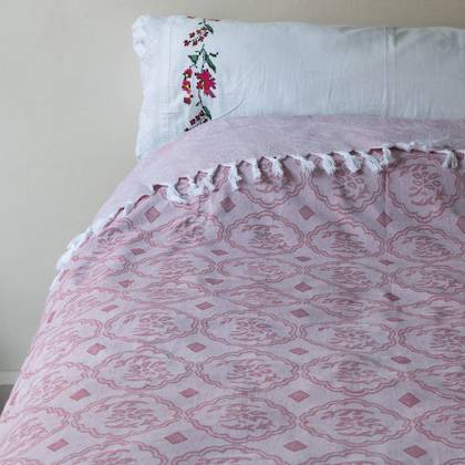 Turkish Cotton Bedcover - Brick (sold out)