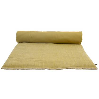 French Linen Sofa Mattress in Cuba Citrus - washable (sold)