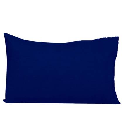Plain Linen 40 x 60cm Cushion in Mid Blue