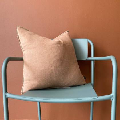 Plain Linen Cushion in Putty - in 3 sizes from: