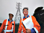 Northpower-Network-Planning-Manager-Russell-Watson-left-and-Northpower-Chairman-Warren-Moyes-with-the-new-electricity-asset April 2013(copy)