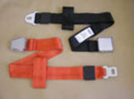 AMSAFE Aviation Infant Restraint Seat Belt TSO-C22f Approved In Stock - Orange Webbing
