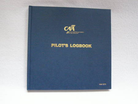 Pilot Log Book - Hard Cover - New Zealand CAA 1373