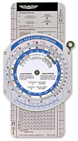 ASA E6B Colour Navigation Flight Computer