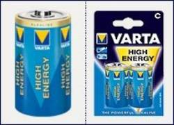 Varta High Energy Alkaline Battery C x 2 per pack