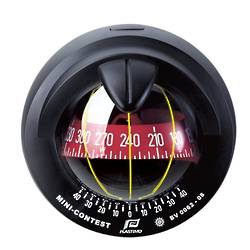 Plastimo Mini Contest Bulkhead Compass - Black 55405