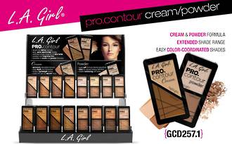 LA Girl Pro Contour Powder/Cream Display - 192pcs