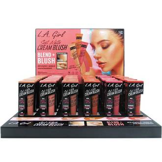 LA Girl Soft Matte Cream Blush Display - 36pcs