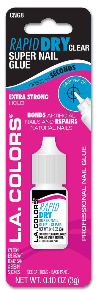 LA Colors Rapid Dry Nail Glue - 3g Clear