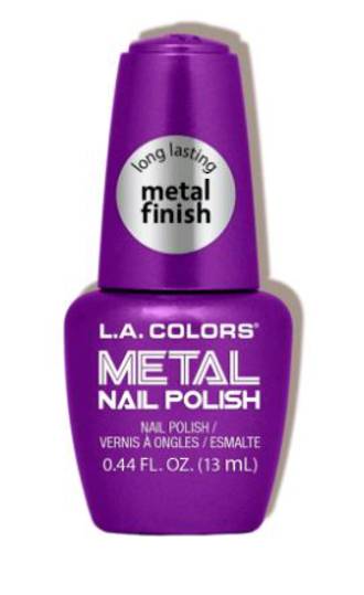 LA Colors Metal Nail Polish - Violet Vixen