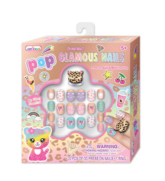 Pop Glamour Nails - Cats