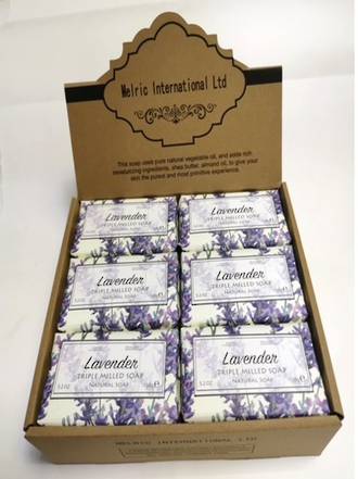 Lavender Soap Display 150g - 12pcs