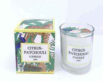 Scented Candle 200g – Citrus Patchouli