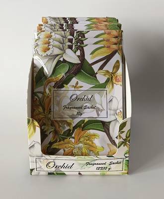 Fragrant Sachets 10g Orchid - Display 12pcs