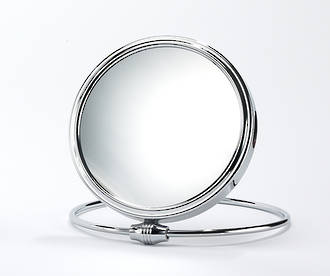 Shaving Mirror Silver 5x