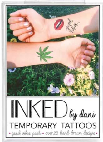 Inked Temporary Tattoos - Good Vibes Pack