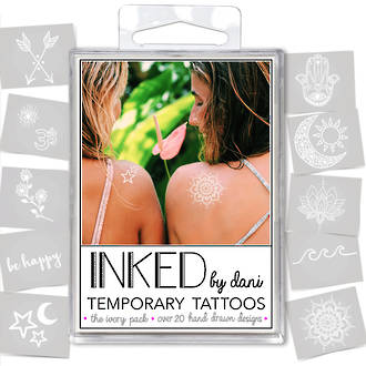 Inked Temporary Tattoos - Ivory Pack