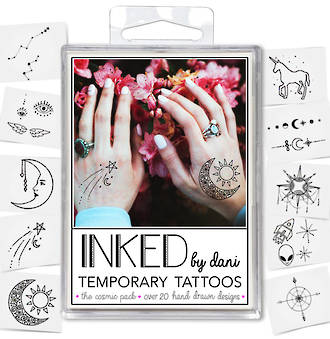 Inked Temporary Tattoos - Cosmic Pack
