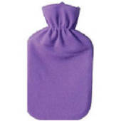 Children's Fleece Hot Water Bottle Cover - Purple