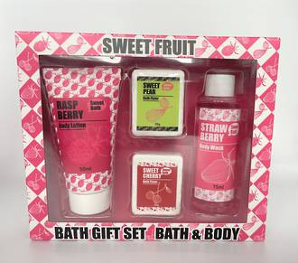 Sweet Fruit - Bath & Body 4pcs Gift Set