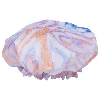 Shower Cap Colorful Marble