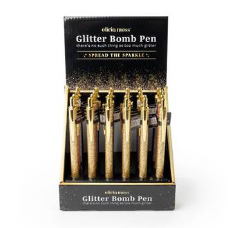 Olivia Moss Glitter Bomb Pen - 24pcs