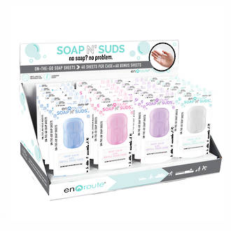 En Route Soap n’ Suds Set Display - 24pcs