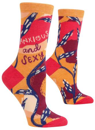 Blue Q Socks - Anxious And Sexy