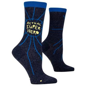 Blue Q Socks - Actual Superhero