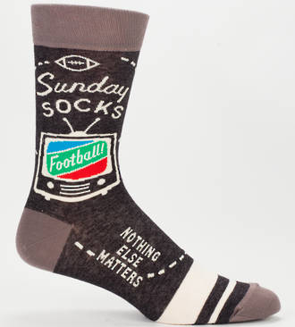 Blue Q Men's Socks - Sunday Socks