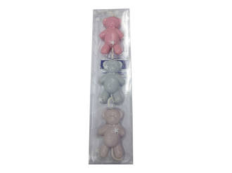 Bear Soap on Rope x 3 pce