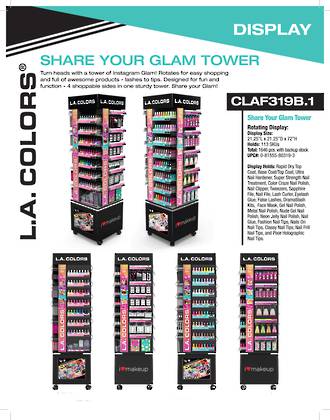 LA Colors 4-Way Share Your Glam Tower