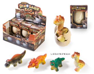 Growing Jumbo Dino Egg Display - 12 pcs