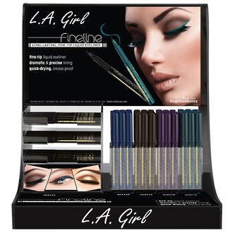 LA Girl Fineline Eyeliner Display - 90pcs